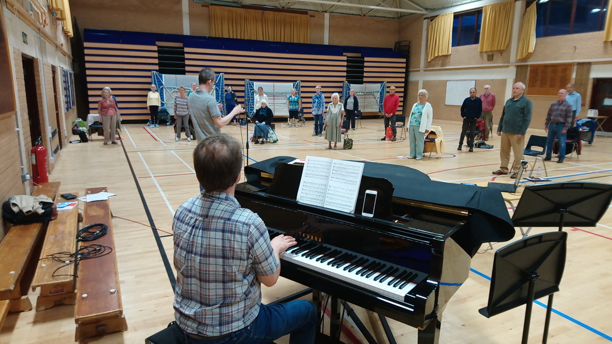 Our MD and Accompanist in action